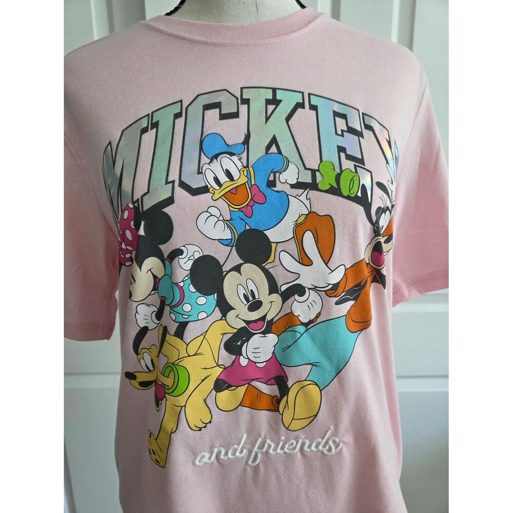 Disney Mickey & Friends Pink Kids Graphic Tee
